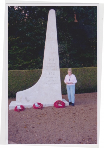 Mary Mears at Freteval Forest Memorial