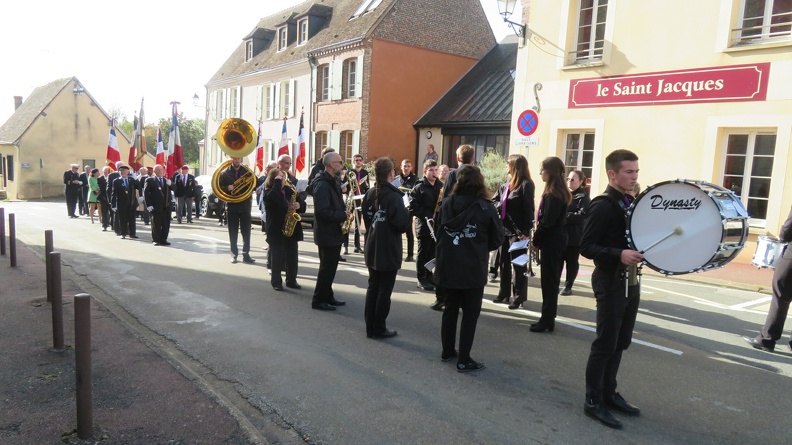 Band coming down the high street