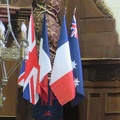 Flags of NZ ,UK,France